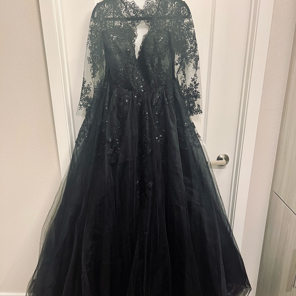 Black Wedding Dress/Evening Gown